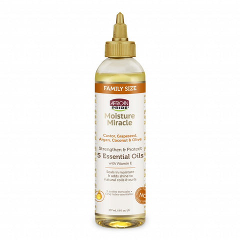 Image of Castor, Grapeseed, Argan, Coconut & Olive 5 Essential Oils, 8oz Position 1