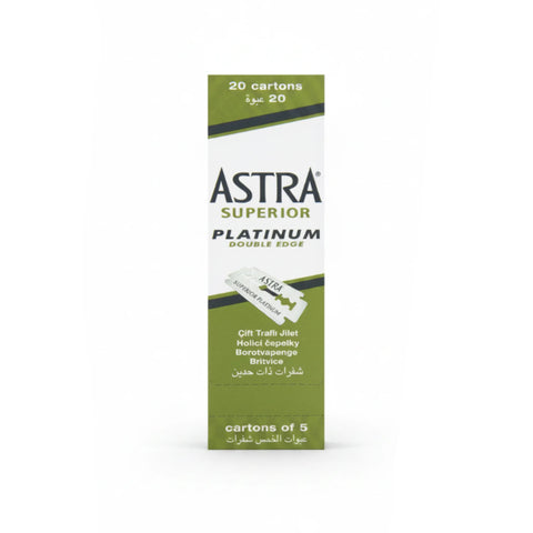 Image of Astra Double Edge Razor Blades (Green) Position 1