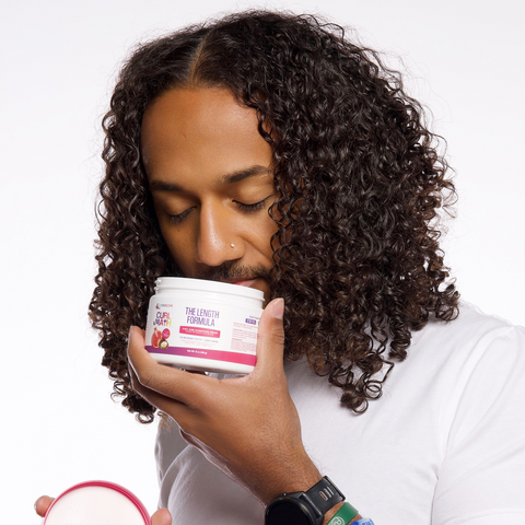 Image of Curl Math The Length Formula - 2-in-1 Curl Elongating Cream 12oz Position 2