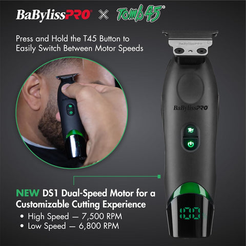 Image of BaBylissPRO x Tomb45 Wireless-Charging Clipper & Trimmer Value Set (FXT45PPK) Position 4