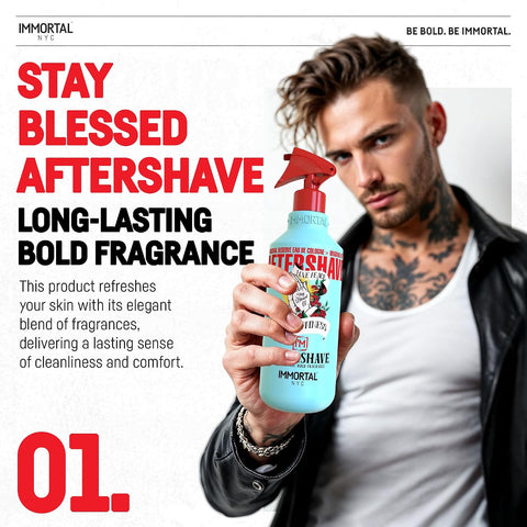 Image of Immortal NYC Stay Blessed Aftershave (500ml) Position 4