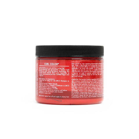 Image of Curl Color Hot Red Position 4