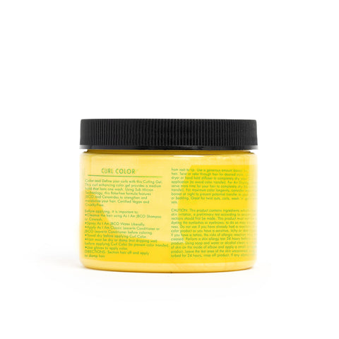 Image of Curl Color Lemon Yellow Position 4