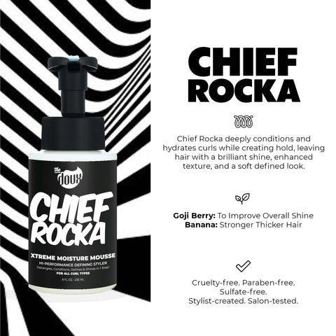 Image of Chief Rocka Xtreme Moisture Mousse 8oz Position 4