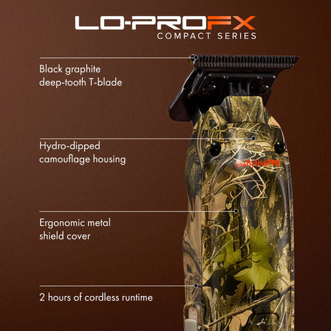 Image of BaBylissPRO Limited Edition Camo Lo-ProFX Compact Trimmer (FX72CAM) Position 6