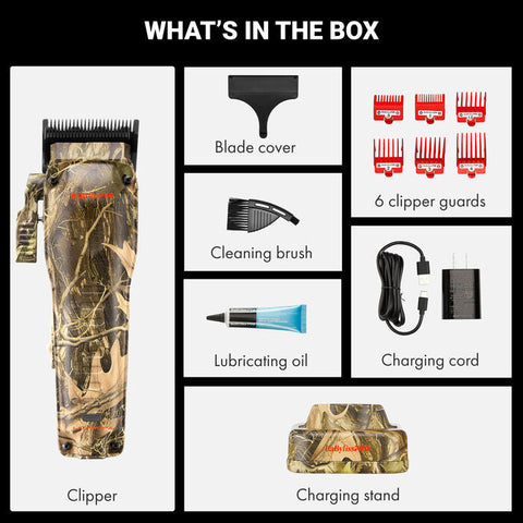 Image of BaBylissPRO Limited Edition Camo Lo-PRO FX Compact Clipper (FX82CAM) Position 8