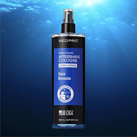 Image of Red PRO GROOMANE Aftershave Cologne (500ml/16.9oz) Position 13