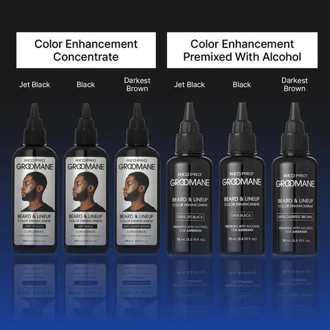 Image of Red PRO GROOMANE Semi-Permanent Beard & Lineup Premixed Airbrush Enhancement (70ml/2.3oz) Position 8