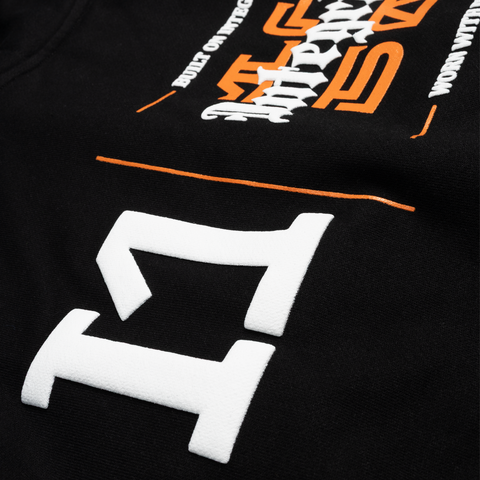 Image of ARTICLE I CROPPED HOODIE -- BLACK Position 3