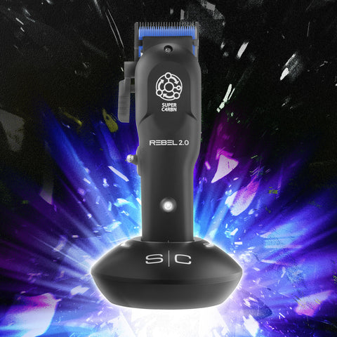 Image of StyleCraft Rebel 2.0 Professional Cordless Hair Clipper w/ Super C4RBN Motor (SC601M) Position 34