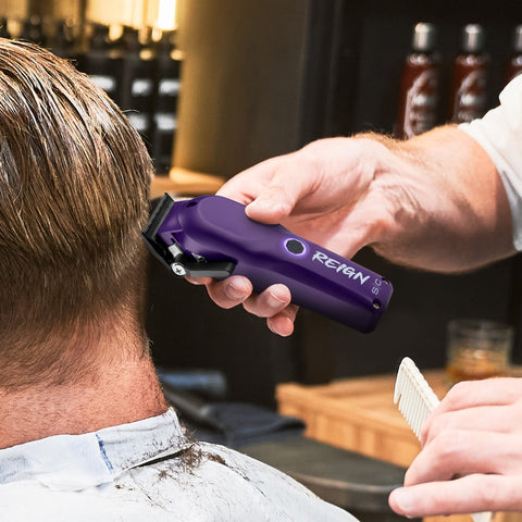 Image of StyleCraft Reign EON Digital Brushless Motor Cordless Clipper - Purple (SC620P) Position 22
