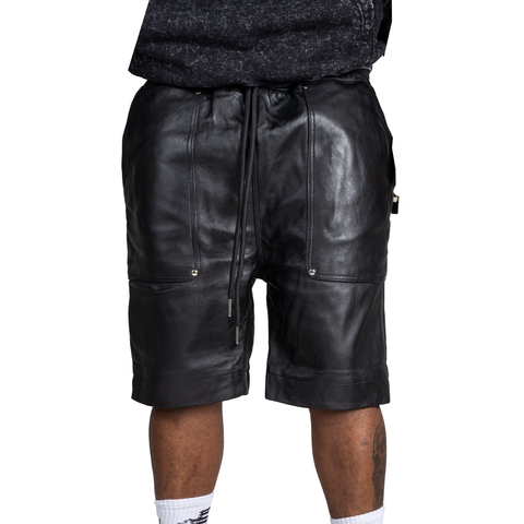 Image of ARTICLE I LEATHER SHORTS Position 3