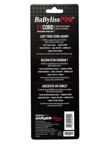 Image of BaBylissPRO Replacement Power Cord #FXCORD Position 6