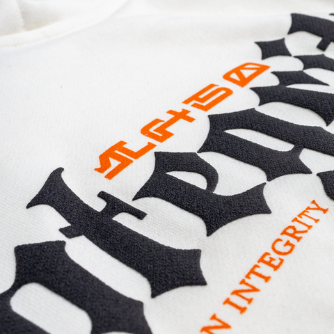 Image of ARTICLE I CORE HOODIE -- OFF WHITE Position 4