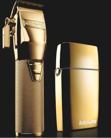 Image of Gold BaByliss PRO® FOILFX02 ™ Cordless Gold Metal Double Foil FXFS2 Shaver