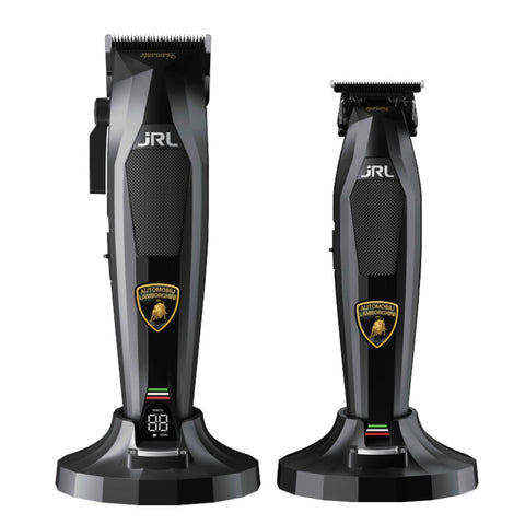 Image of JRL Professional x Lamborghini Diamante Limited Edition Cordless Clipper & Trimmer Combo Set - Black (DI2025B) Position 1
