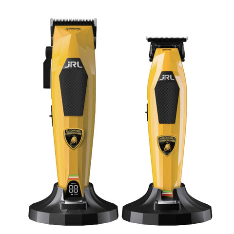 Image of JRL Professional x Lamborghini Diamante Limited Edition Cordless Clipper & Trimmer Combo Set - Yellow (DI2025Y) Position 1