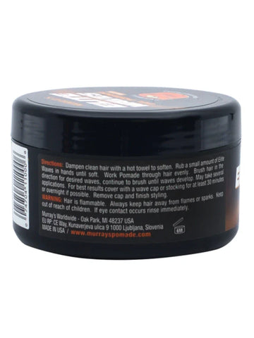 Image of Murray's Elite Waves Gel Pomade – Strong Hold 360 Wave Control Position 2