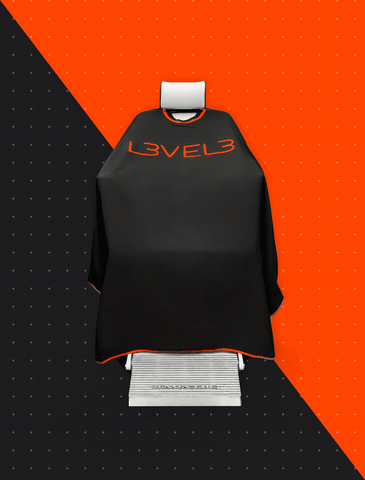 Image of Professional Rubber Neck Cutting Cape Position 6