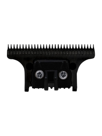 Image of StyleCraft Diamond Cut Fixed Black Diamond DLC Hair Trimmer Blade with The One Cutter Set Replacement Blade Position 2