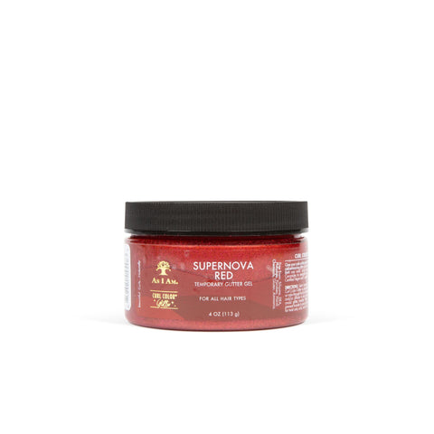 Image of Curl Color Glitter Supernova Red Position 3