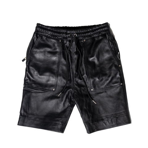 Image of ARTICLE I LEATHER SHORTS Position 1
