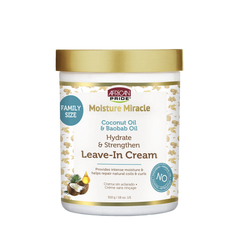 Coconut Oil & Baobab Oil Leave-In Cream, 18oz Position 1