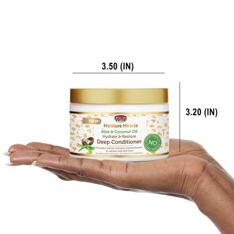 Image of Aloe & Coconut Oil Deep Conditioner, 12oz Position 8