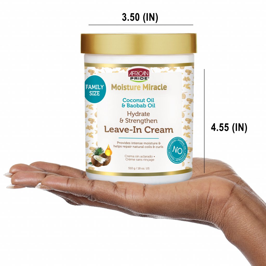Coconut Oil & Baobab Oil Leave-In Cream, 18oz Position 8