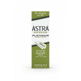 Astra Double Edge Razor Blades (Green) Position 1