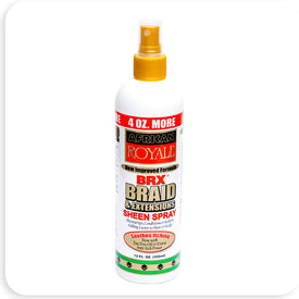 African Royale BRX Braid and Extensions Sheen Spray 12 oz  Position 1