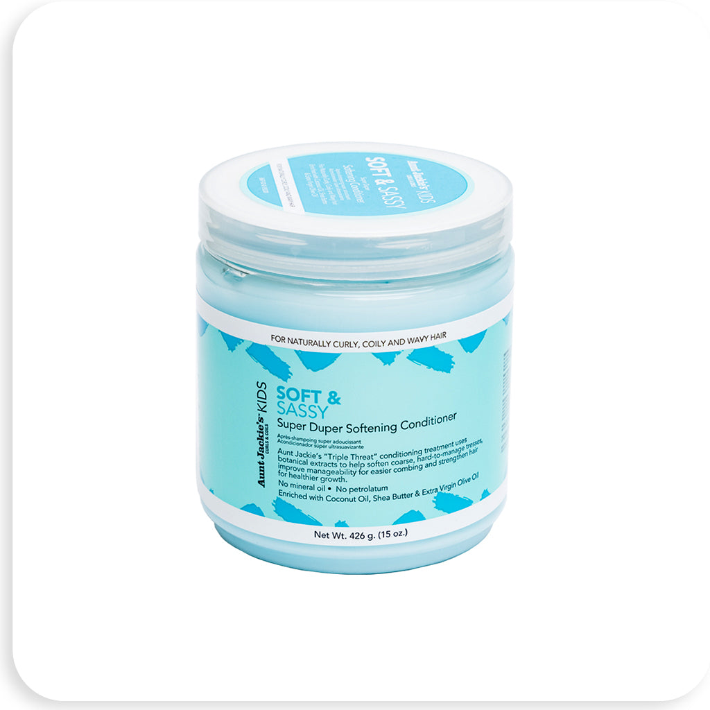 Aunt Jackie's Girls Soft Sassy Super Duper Softening Conditioner 15 fl oz Position 1