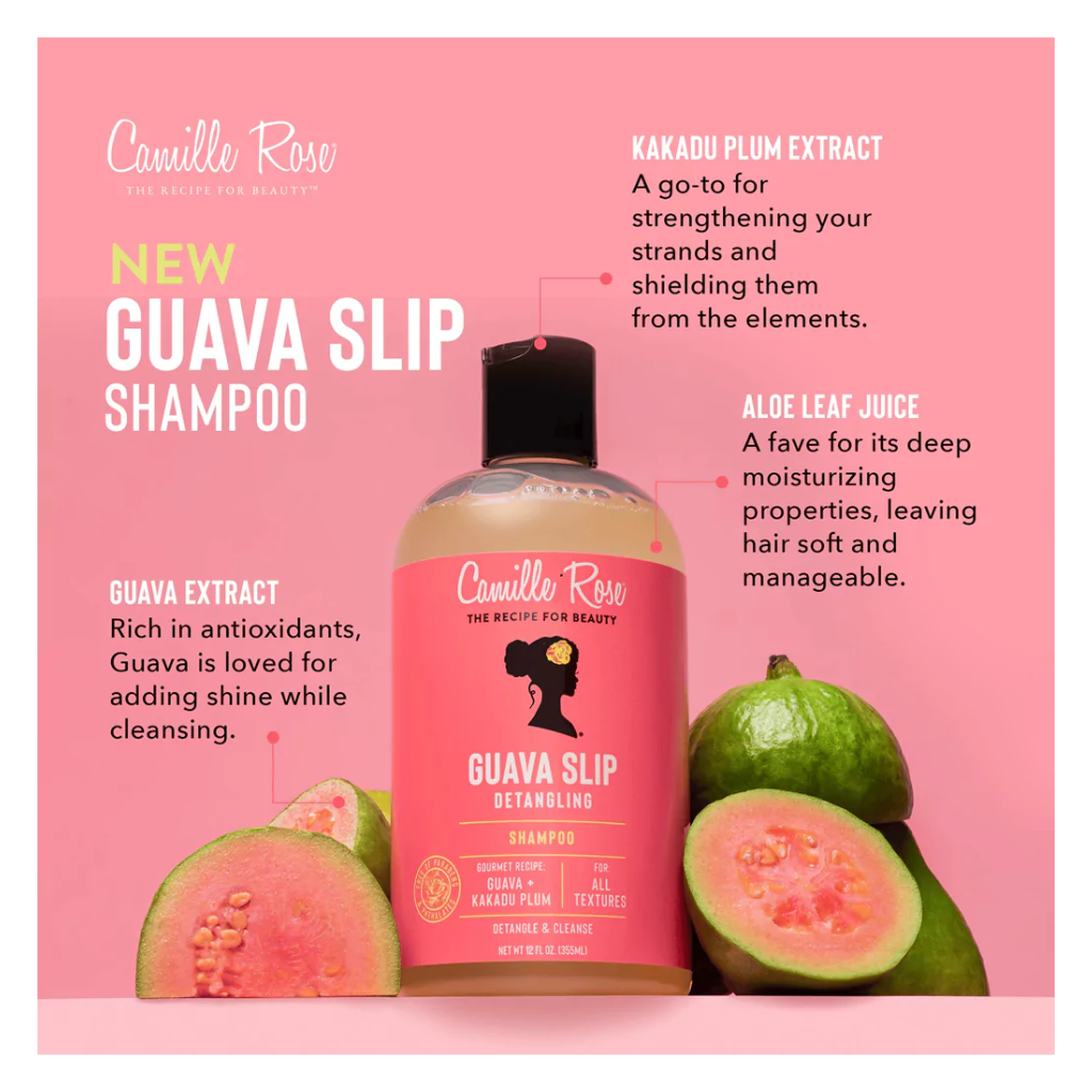 Camille Rose Guava Slip Detangling Shampoo 12 oz Position 2