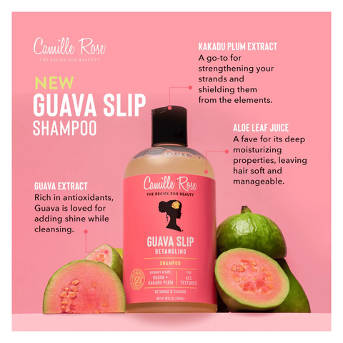 Image of Camille Rose Guava Slip Detangling Shampoo 12 oz Position 2