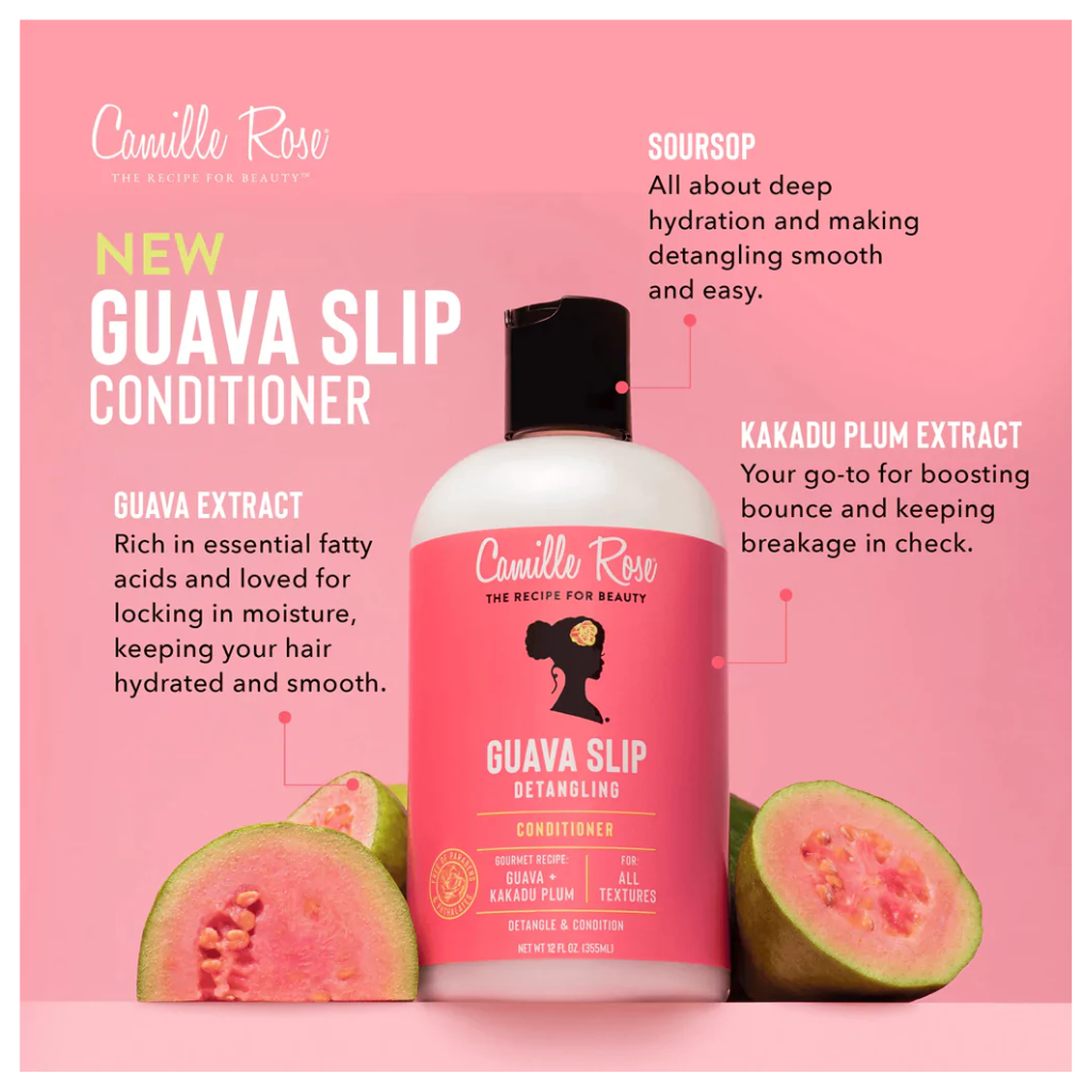 Camille Rose Guava Slip Detangling Conditioner 12 oz Position 2