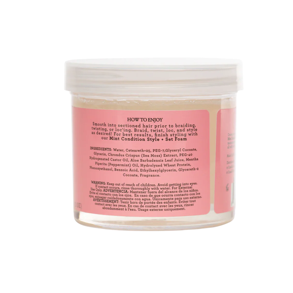 Camille Rose Mint Condition Nourishing Braiding Gel “Extreme Hold 12 OZ Position 2