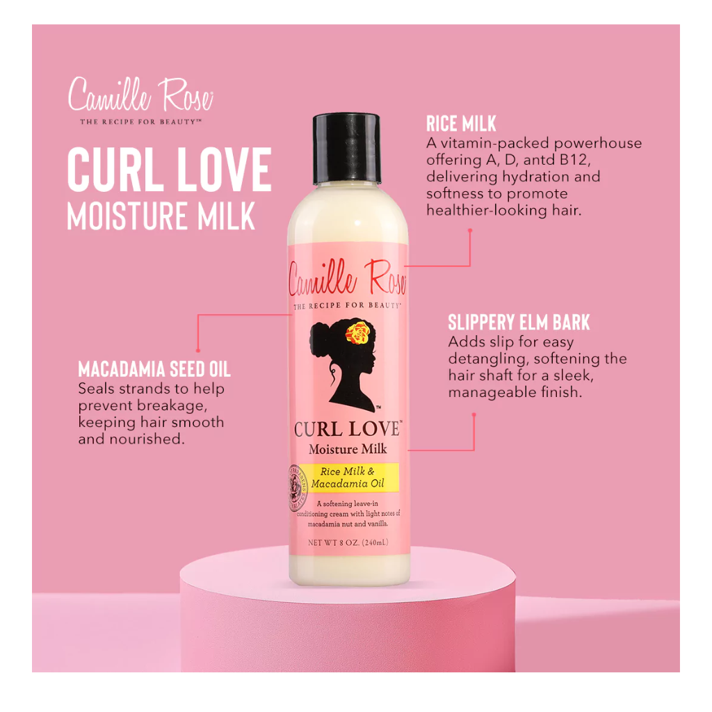 Camille Rose Curl Love Moisture Milk Leave-in conditioning 8 oz Position 2