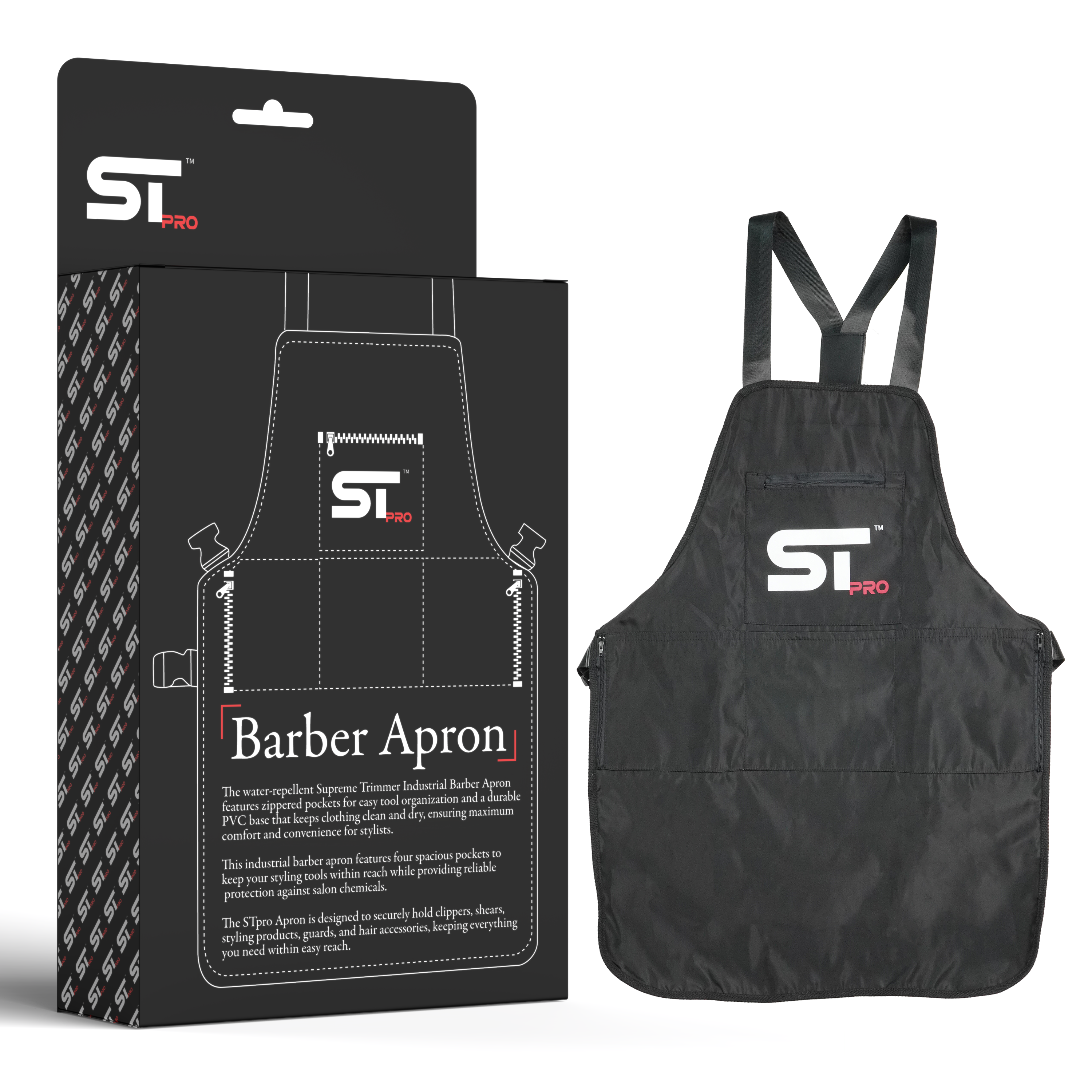 Pro Barber Apron Position 2