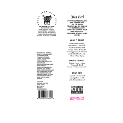 Image of The Doux LADIES FIRST Honey Shampoo 8 oz Position 2