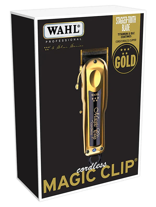 Wahl 5 Star Limited Edition Cordless Gold Magic Clip Clipper #8148-700 Position 6