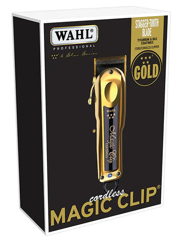 Image of Wahl 5 Star Limited Edition Cordless Gold Magic Clip Clipper #8148-700 Position 6