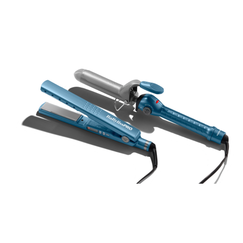 Image of BABYLISSPRO NANO 1¼" FLAT IRON + 1¼" CURL IRON | BNTPP98 Position 2