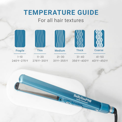 Image of BaBylissPRO Nano Titanium 1" Compact & 1" Ultra-Thin Full SIze Flat Iron Value Set (BNTPP84) Position 4