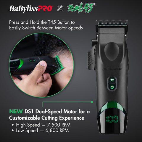 Image of BaBylissPRO x Tomb45 Wireless-Charging Clipper & Trimmer Value Set (FXT45PPK) Position 10