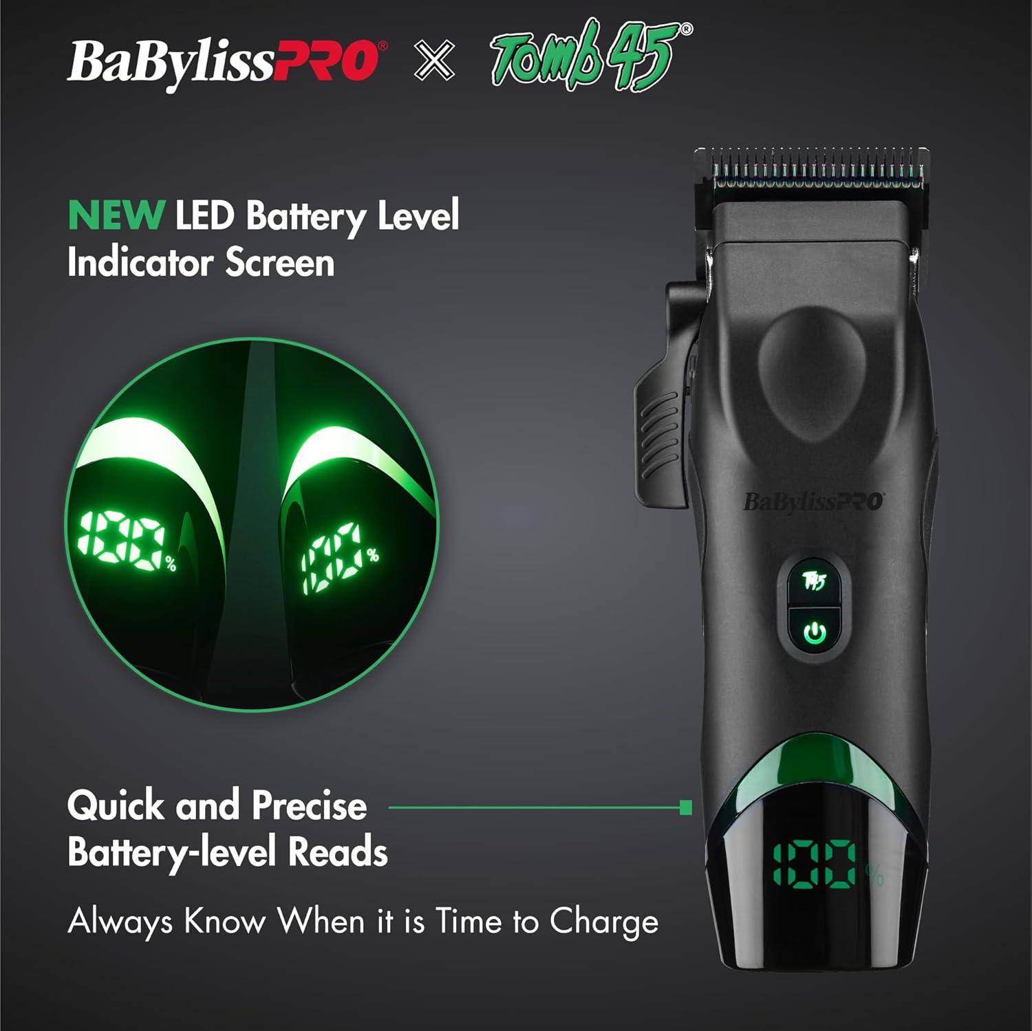 BaBylissPRO x Tomb45 Wireless-Charging Clipper & Trimmer Value Set (FXT45PPK) Position 11