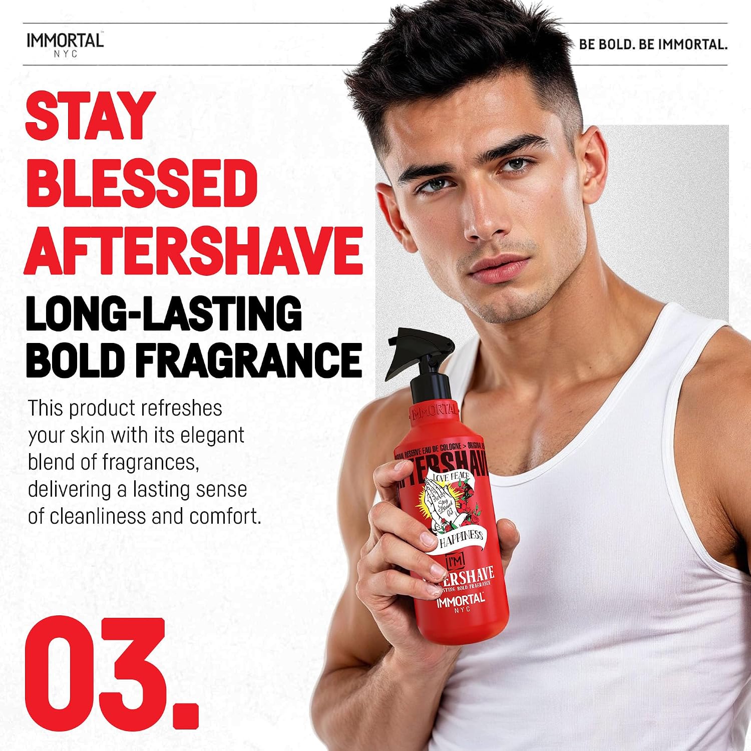 Immortal NYC Stay Blessed Aftershave (500ml) Position 17