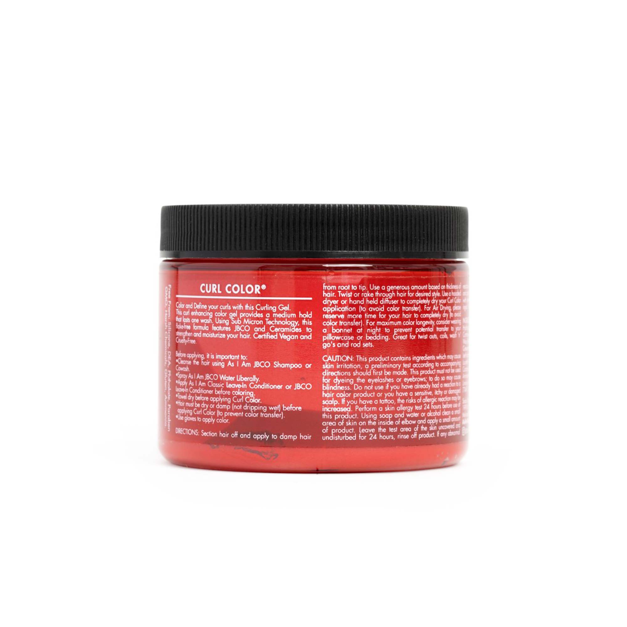 Curl Color Hot Red Position 4