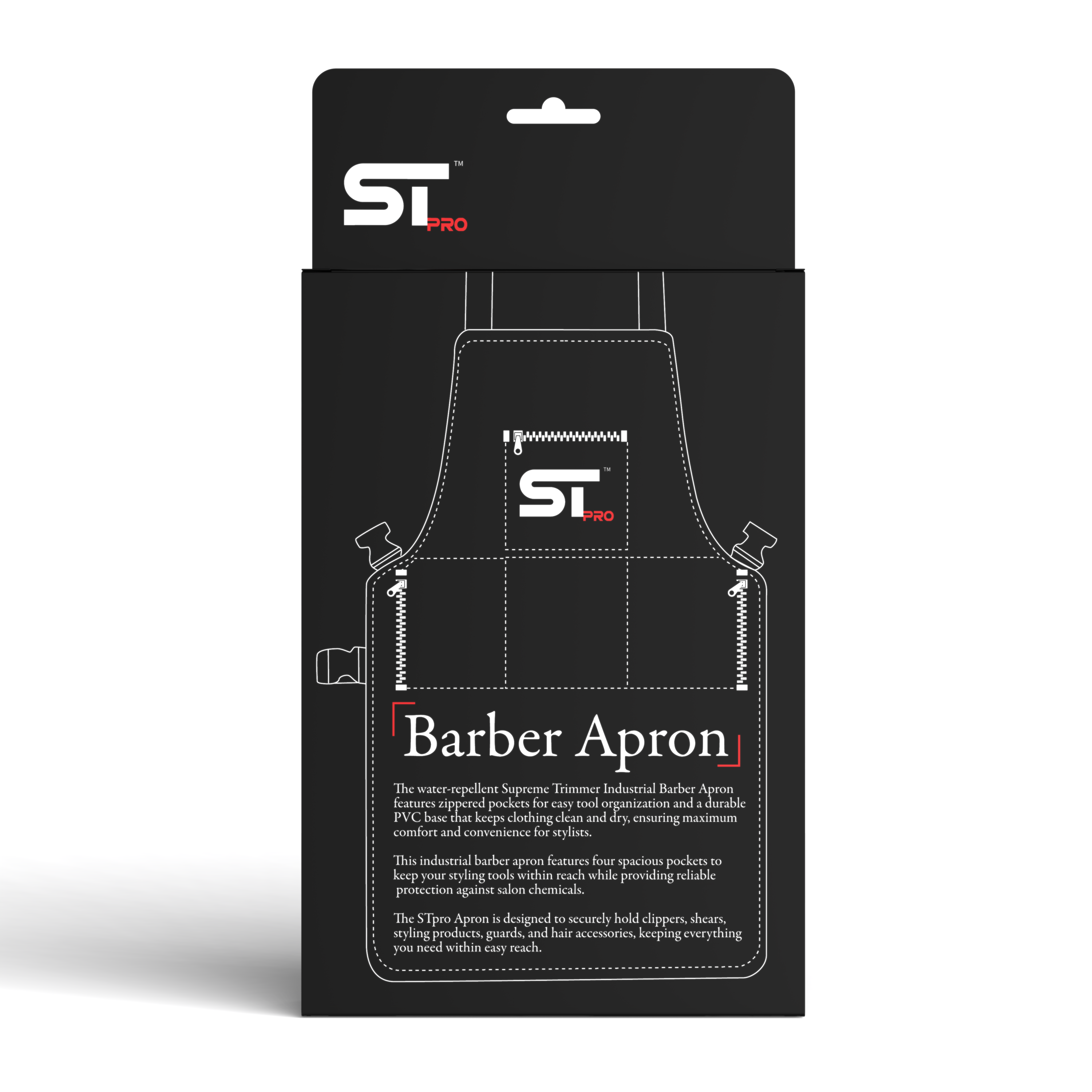 Pro Barber Apron Position 4