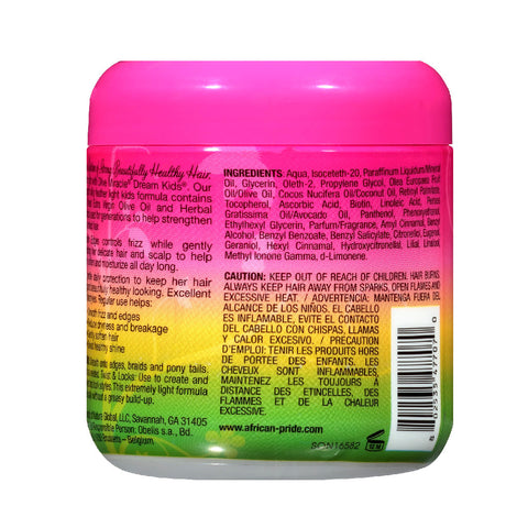Image of African Pride Olive Miracle Dream Kids Smooth Edges anti-frizzy conditioning Gel 6 oz Position 4