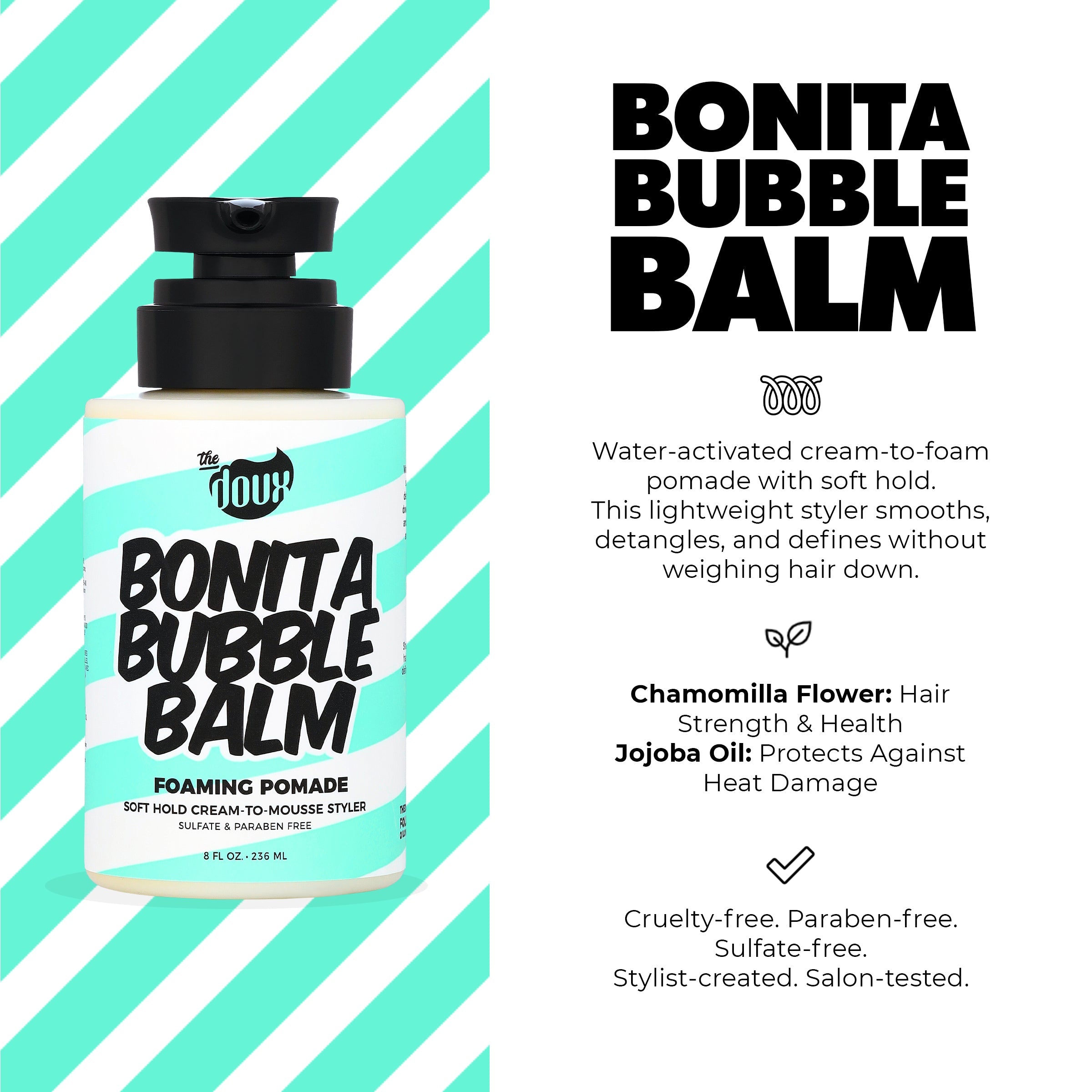 Bonita Bubble Balm Foaming Pomade Position 4